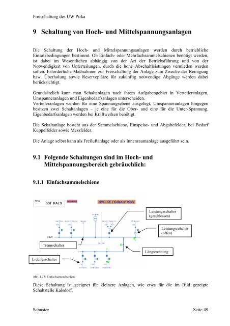 Diplomarbeit - von Werner Schuster