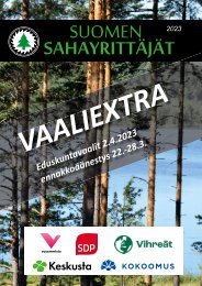 Suomen Sahayrittäjät 2023 - Vaaliextra