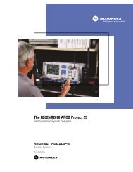 The R2625/R2670 APCO Project 25 - Mr Test Equipment