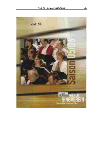 Vol. 59: Saison 2005-2006 - 1 -