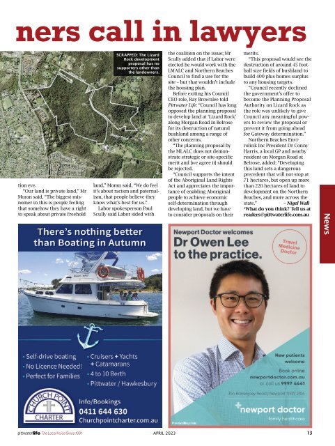 Pittwater Life April 2023 Issue