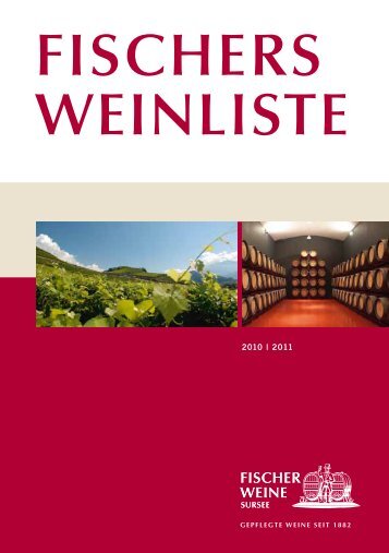 FISCHERS WEINLISTE - Fischer Weine