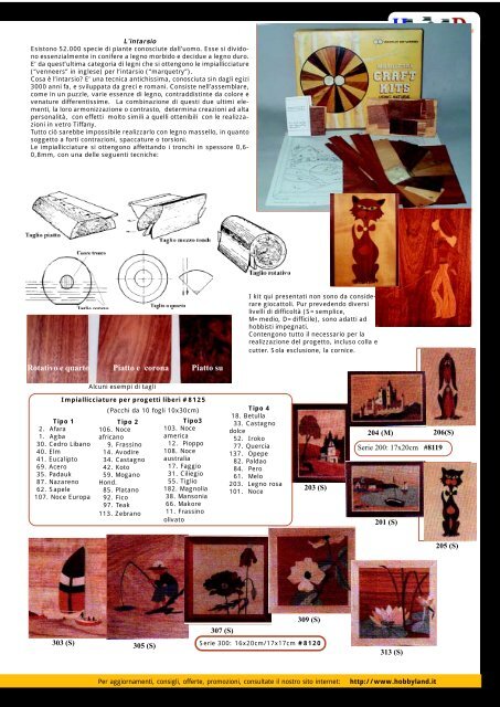 CATALOGO SCULTURA LEGNO - Hobbyland