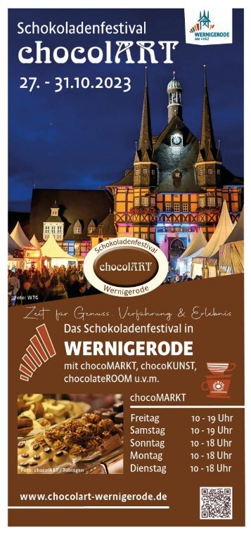 Schokoladenfestival chocolART in Wernigerode