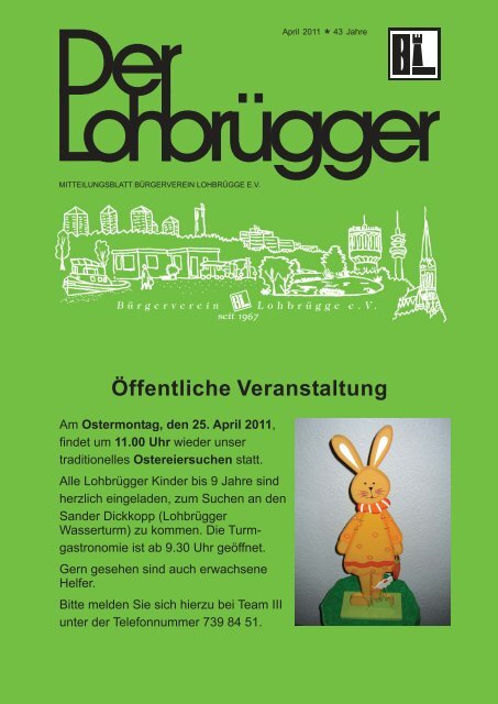 Wir begrüßen als neue Mitglieder - Bürgerverein Lohbrügge eV seit ...