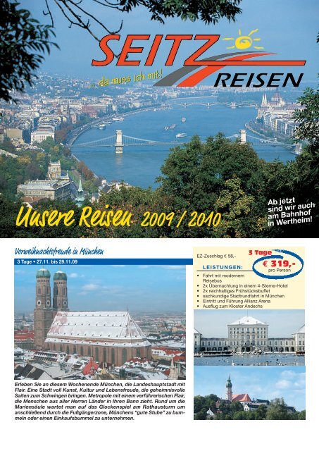 Unsere Reisen 2008 / 2009 Unsere Reisen 2009 / 2010 - Seitz-Reisen