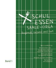 Publikation Schulessen Saale-Orla / Band 1