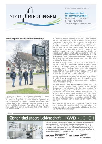28.03.2023 Amtliches Mitteilungsblatt Riedlingen
