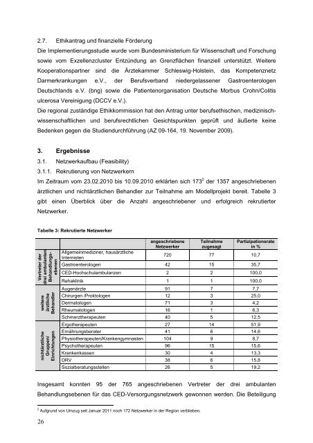 Abschlussbericht - UKSH Universitätsklinikum Schleswig-Holstein