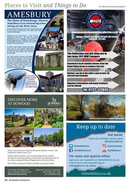 Visit Wiltshire Visitor Guide 2023