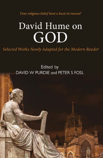 David Hume on God ed by David W Purdie and Peter S Fosl sampler