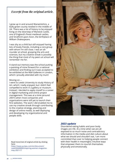 Inspiring Women Magazine May 2023