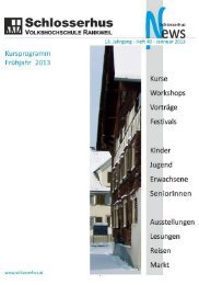 Schlosserhus News Auflage 40