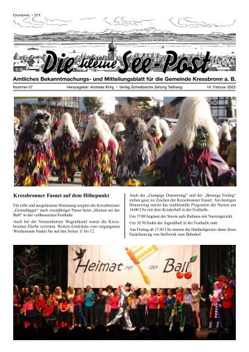 29.03.2023 Die kleine See-Post