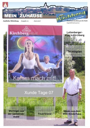 Danke - Gemeinde Kirchberg an der Raab