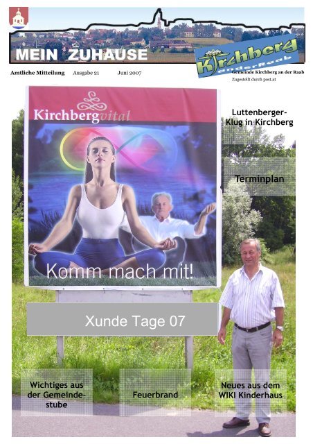 Danke - Gemeinde Kirchberg an der Raab