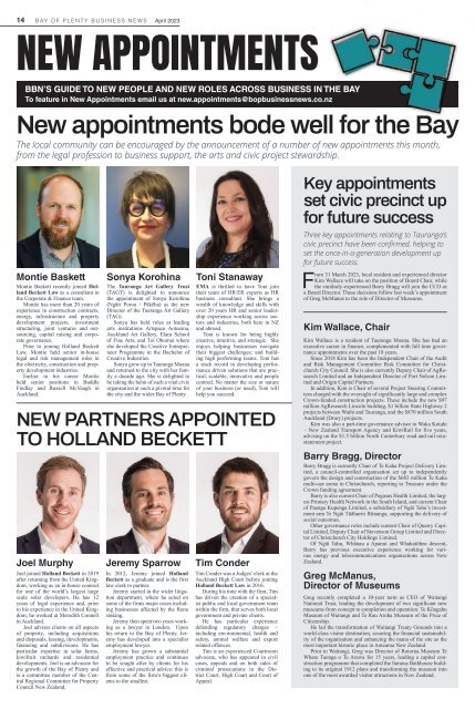 April 2023 - Bay of Plenty Business News
