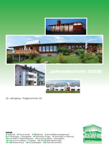 Jahresbericht 2008 - GWB