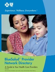 BlueSalud Provider Network Directory - Blue Cross Blue Shield of ...