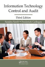 Information Technology Control and Audit, Third Edition - ITrevizija.ba