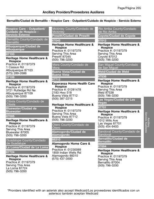 New Mexico Provider and Pharmacy Directory - Amerigroup