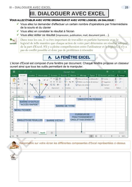 Support de cours  Excel 2016 niveau1