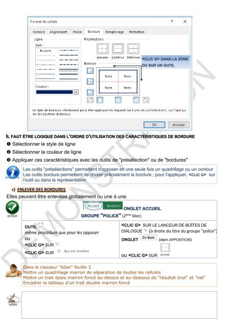 Support de cours  Excel 2016 niveau1