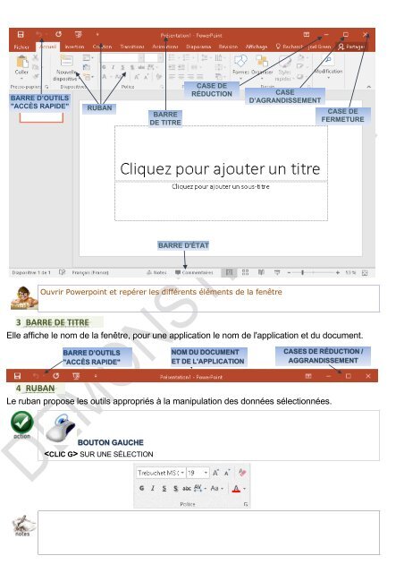 Support de cours Powerpoint 2016