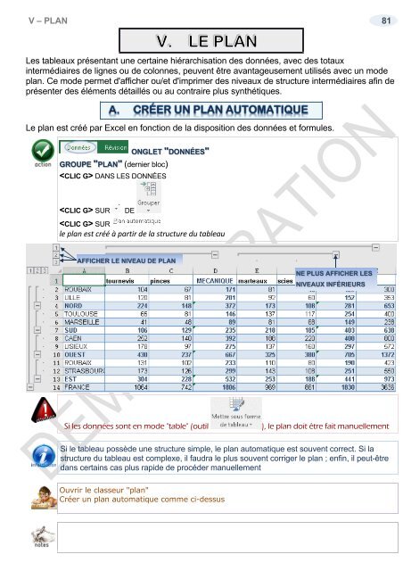 Support de cours Excel 2016 niveau 2 Graphique, consolidation, nom, plan, solveur, fonctions financières