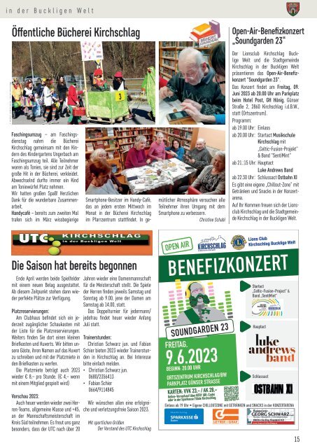Stadtnachrichten Kirchschlag - Ausgabe 245, März 2023