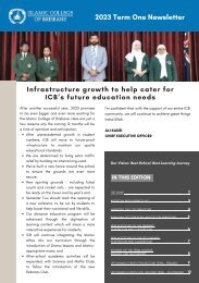 ICB March Newsletter 2023