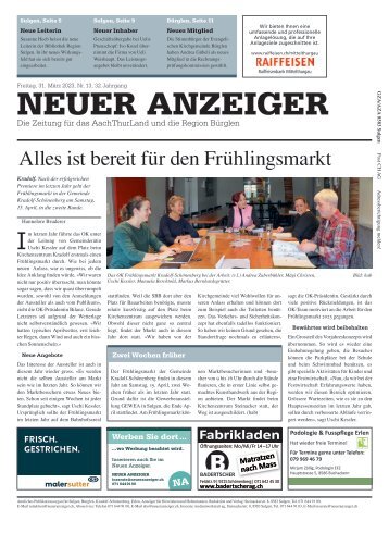 Neuer Anzeiger 31. März 2023