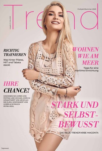 Trend Sommer 2023 - Highlights und Insights für die warme Jahreszeit