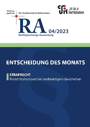 RA 04/2023 - Entscheidung des Monats