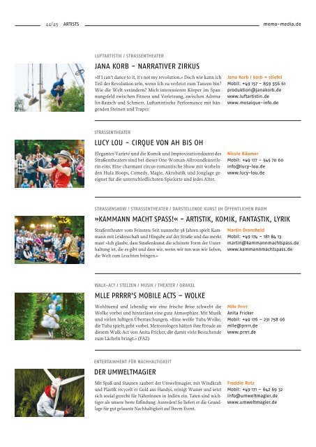 showcases 2023-02: Fokus Straßenfeste & Open-Air-Events