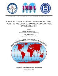 critical issues in global business: lessons from the ... - Marian Gorynia
