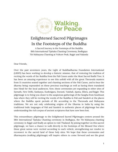 Pilgrimage 2023-LBDFI