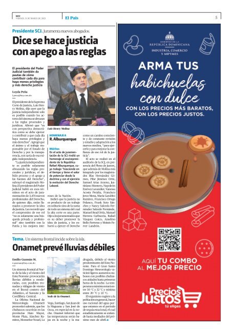 Edición impresa, viernes 31 de marzo de 2023