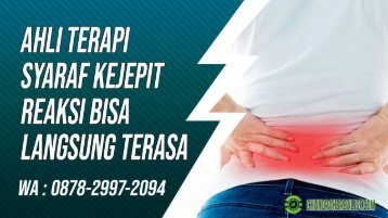 Ahlinya! 0878-2997-2094 Terapi Pengobatan Syaraf Kejepit Terpercaya Adipala Binangun Tempat Alamat Jasa Terapi Saraf Kejepit