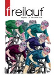 freilauf — Magazin für Fahrradkultur (Ansichtsseiten)