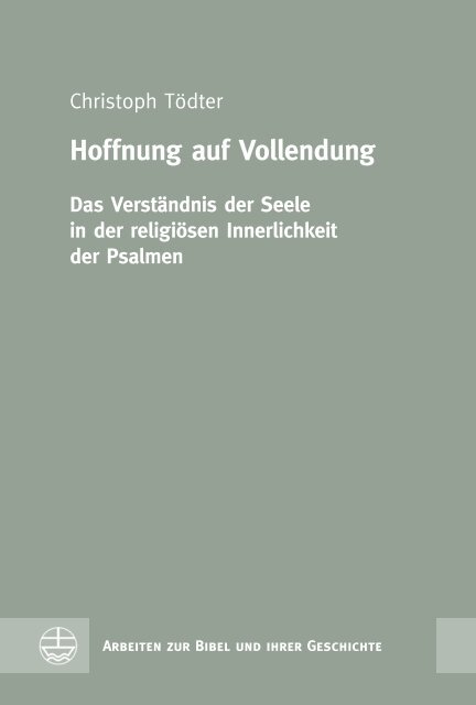 Christoph Tödter: Hoffnung auf Vollendung (Leseprobe)