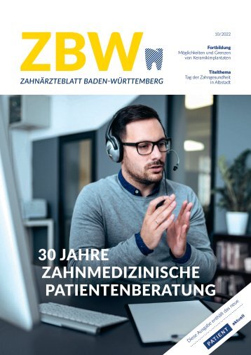 30 Jahre zahnmedizinische Patientenberatung
