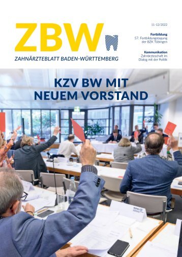 KZV BW mit neuem Vorstand