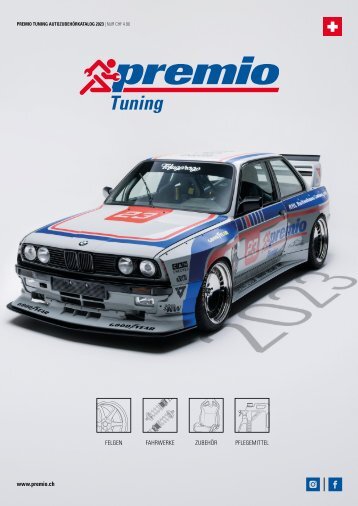 Premio Tuning Schweiz Katalog 2023 - deutsch