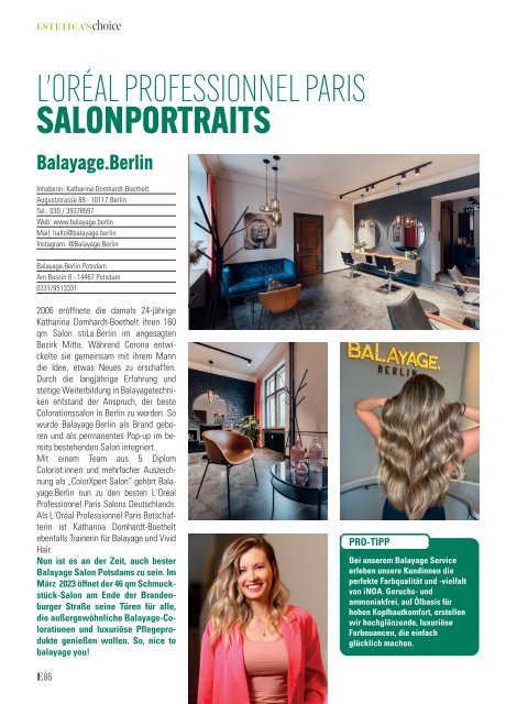 Estetica Magazine Deutsche Ausgabe (Spring 1/2023)