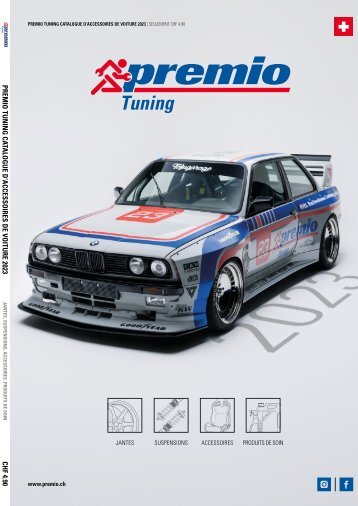 Premio Tuning Suisse Catalogue 2023 - francais