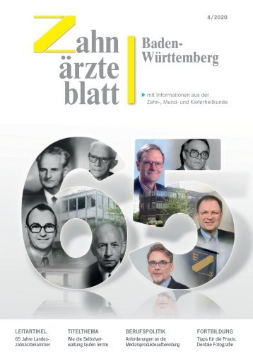 65 Jahre Landeszahnärztekammer