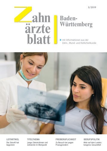 Junge Zahnärztinnen und Zahnärzte im Blickpunkt