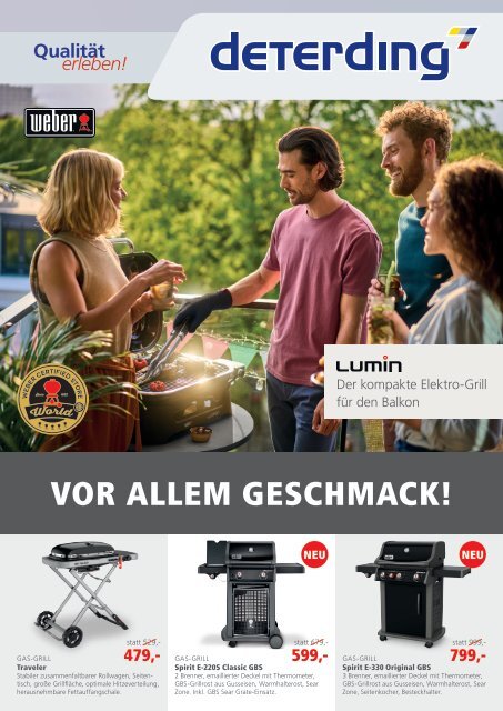 WEBER Grill-Katalog 2024 von Deterding