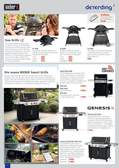 WEBER Grill-Katalog 2024 von Deterding